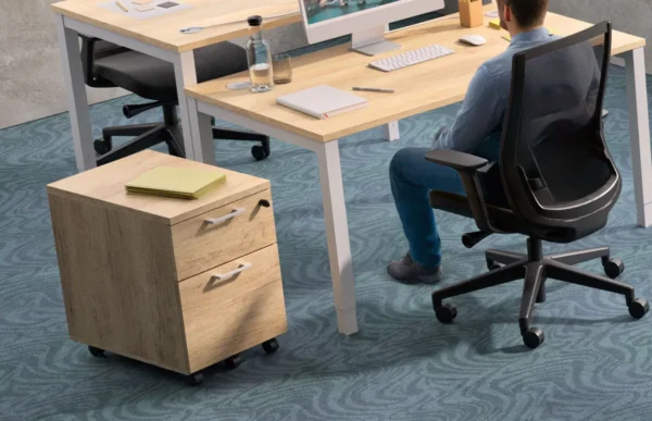 Caisson de bureau fixe ou à roulettes
