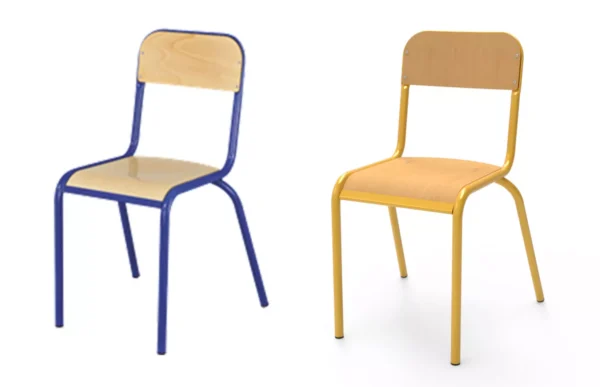 Chaise scolaire robuste